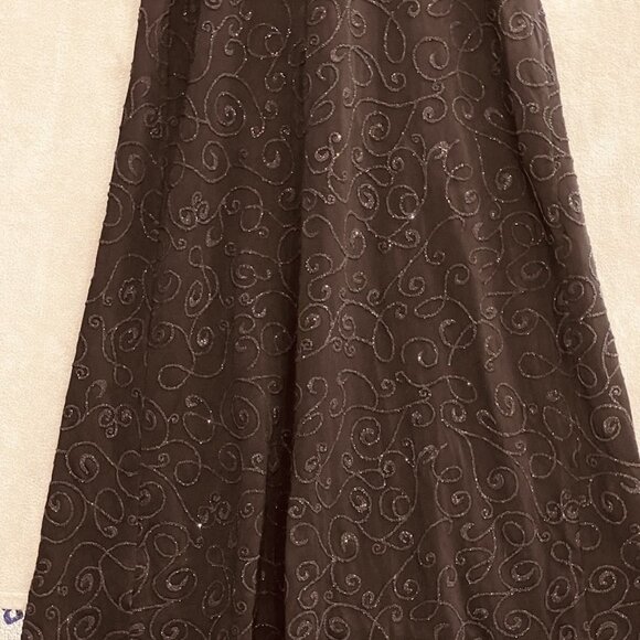 Cache Dress‎ Womens Small Black Beaded Gown Maxi Evening Formal USA Alexia Admor - Picture 2 of 16